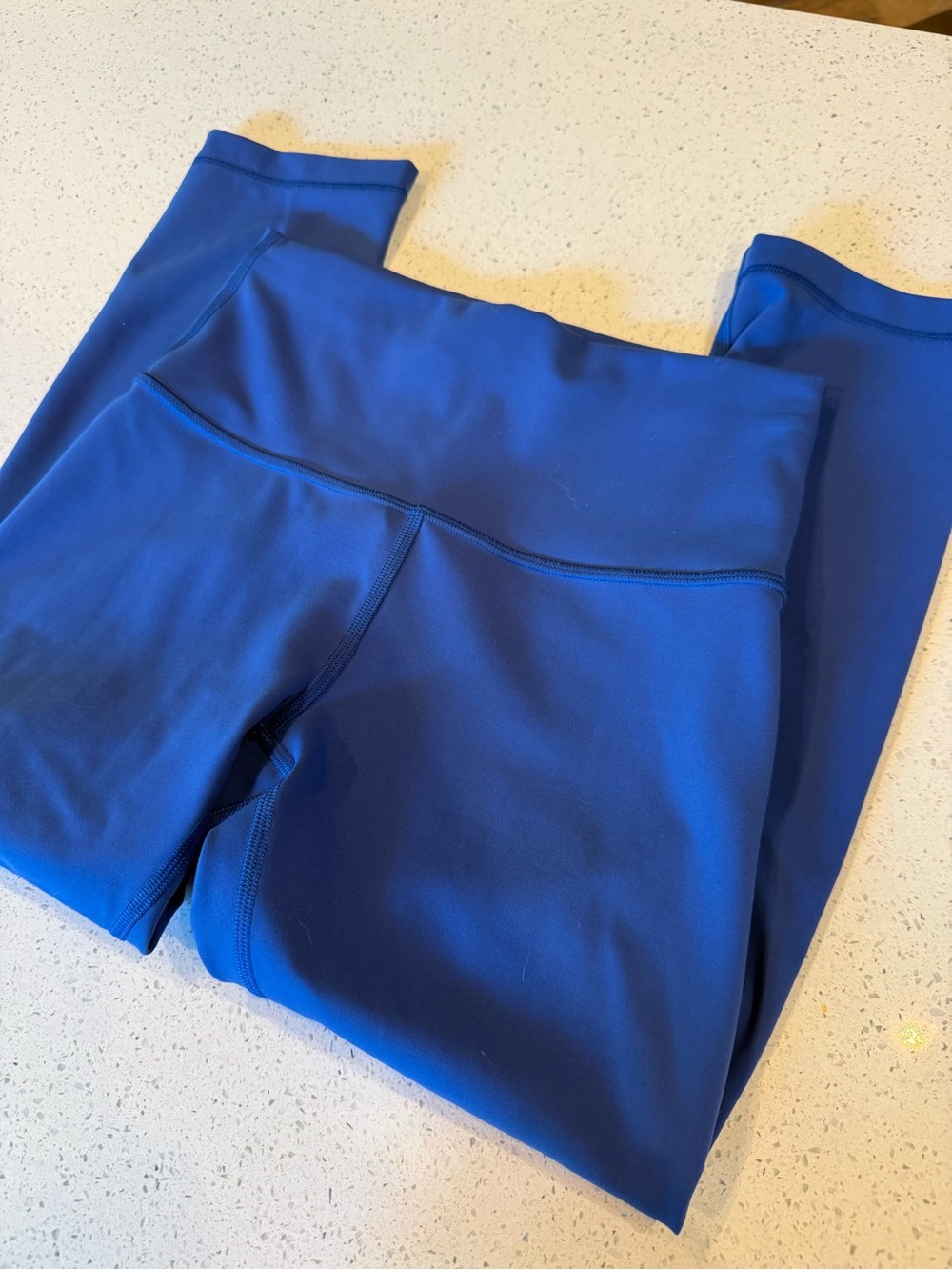 lululemon athletica High-Waist Leggings in Cobalt Blue cropped